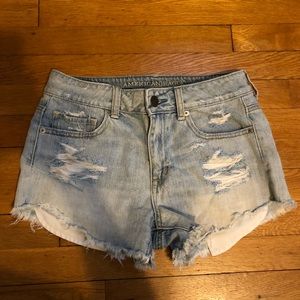 American Eagle High Waisted Jean Short